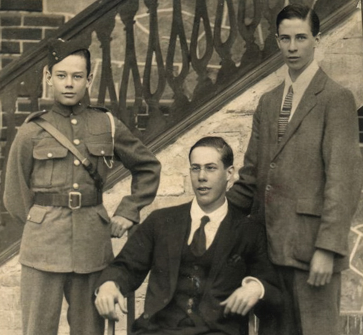Brothers: Len, William and Ralph Birch, c. 1924