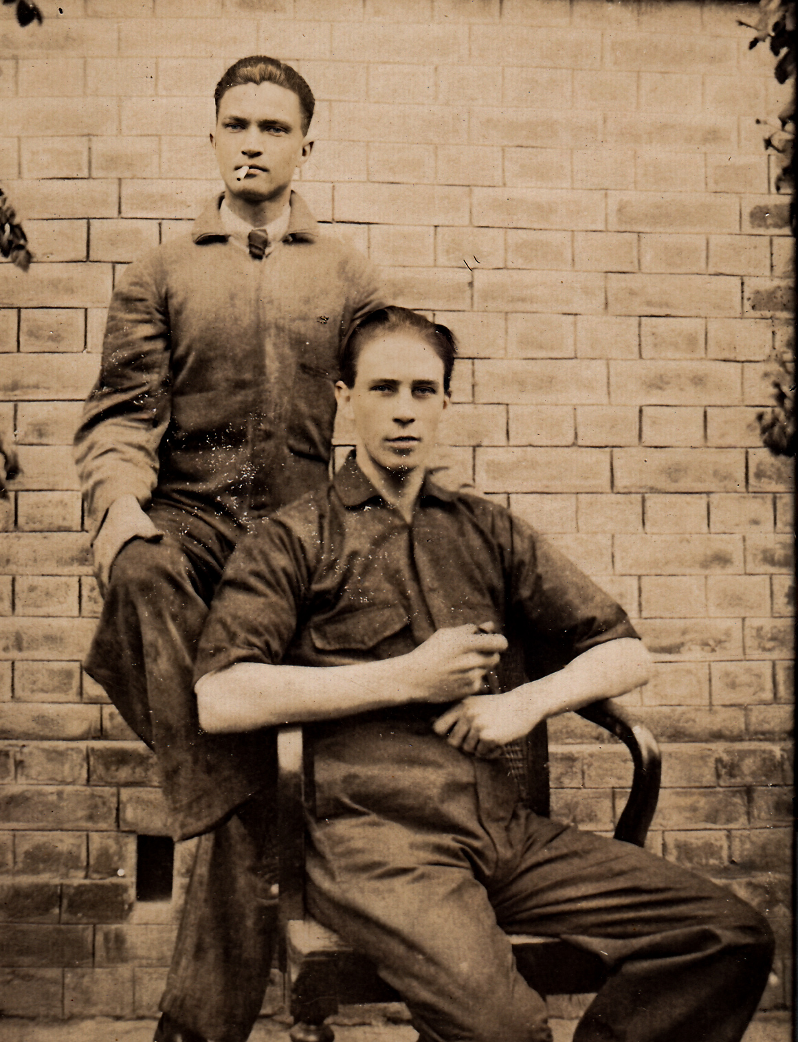 Ralph Birch ('Ralph & a Pal in Engineers Dungarees'). c. 1930