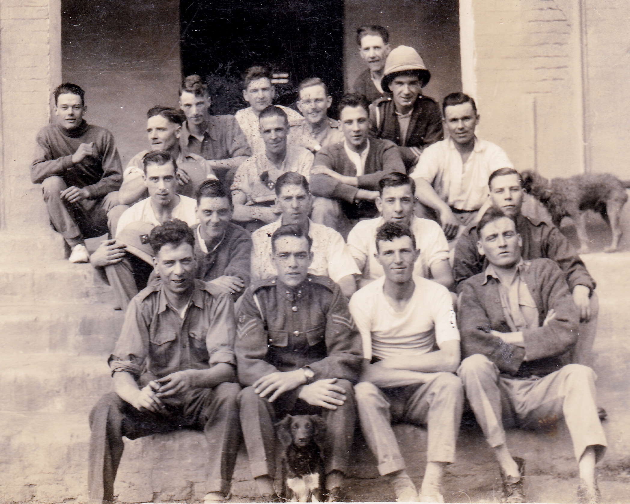 Len Birch on the left